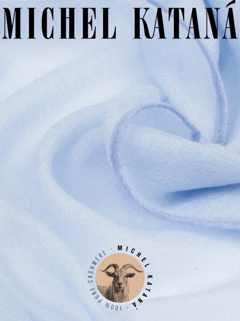 Палантин Унисекс Jq.CASH40_24-JAQUARD-1/AQU